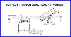 NEW 84 COMPACT TRACTOR / SKID STEER SNOW PLOW BLADE ATTACHMENT John Deere Case