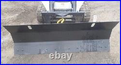 NEW 84 HD Hydraulic Snow Plow Skid Steer Loader mount, Tractor, bobcat dozer 7