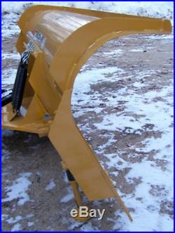 NEW 96 8' SNOW PLOW SKID STEER LOADER, Quick Attach- bobcat Tractors John deere
