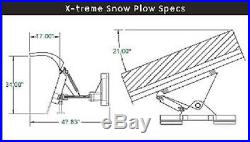 NEW 96 8' SNOW PLOW SKID STEER LOADER, Quick Attach- bobcat Tractors John deere