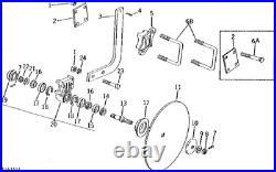 NOS John Deere Hub/bearing assy For F135A Plow (AA15570)