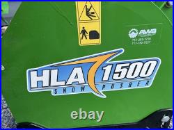 New HLA Snow Pusher John Deere Quick Attach 54 For Compact Tractor