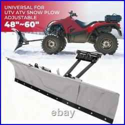 New Universal 48-60 Snow Plow Blade Mount Kit For ATV UTV Powder Coated steel
