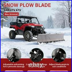 New Universal 48-60 Snow Plow Blade Mount Kit For ATV UTV Powder Coated steel