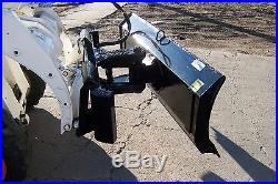 New heavy 6' four way dozer blade plow for skid steer fits John Deere Bobcat