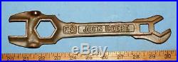 Old Antique Scarce JOHN DEERE Z2 plow tractor farm implement wrench tool