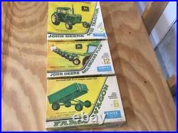 Original Ertl Blueprinters JohnDeere 4430 Tractor, Farm Wagon, and Plow