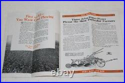Original John Deere 5 and 6 Tractor Plows Brochure A-203-35-7 16 Pages MINT