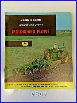 Original John Deere Moldboard Plows Brochure