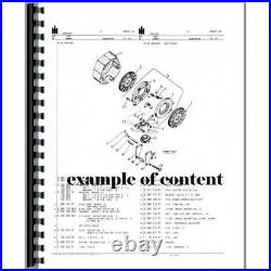 Parts Manual John Deere F245H F245AH Plow pc830