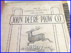 RARE 1907-1908 John Deere Plow Co. General Catalogue No. G Farm Buggy Wagons