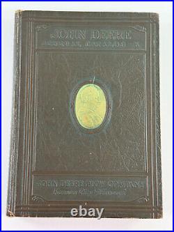 RARE 1920's John Deere Plow Tractor Catalog K book hardcover WOW