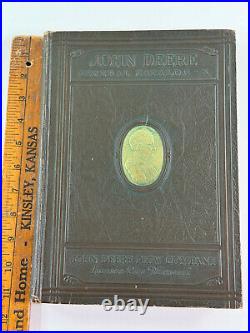 RARE 1920's John Deere Plow Tractor Catalog K book hardcover WOW