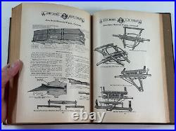 RARE 1920's John Deere Plow Tractor Catalog K book hardcover WOW