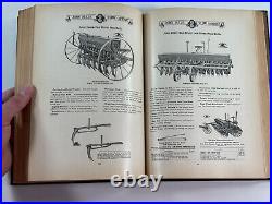 RARE 1920's John Deere Plow Tractor Catalog K book hardcover WOW