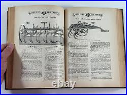 RARE 1920's John Deere Plow Tractor Catalog K book hardcover WOW