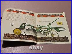 Rare John Deere Light Tractor Plows Sales Brochure Waterloo Boy