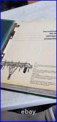 Service Part Manuals John Deere Plows, Tillers Chisel Repair Catalog Hard binder