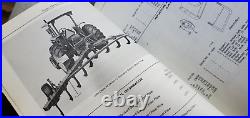 Service Part Manuals John Deere Plows, Tillers Chisel Repair Catalog Hard binder