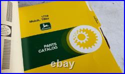 Service Part Manuals John Deere Plows, Tillers Chisel Repair Catalog Hard binder