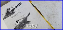 Service Part Manuals John Deere Plows, Tillers Chisel Repair Catalog Hard binder