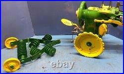 Singer Sewing John Deere Tractor with Plow Lamp Handmade