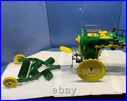 Singer Sewing John Deere Tractor with Plow Lamp Handmade