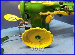 Singer Sewing John Deere Tractor with Plow Lamp Handmade