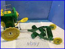 Singer Sewing John Deere Tractor with Plow Lamp Handmade