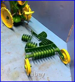 Singer Sewing John Deere Tractor with Plow Lamp Handmade