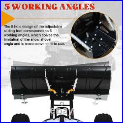 Snow Plow Adjustable 45 Steel Push Blade Universal Kit For Cub Cadet Volunteer