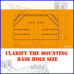 Snow Plow Blade Universal Kit Adjustable 45 For Honda Kawasaki Polaris ATV