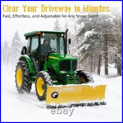 Snow Plow Blade Universal Kit Adjustable 48/60 For Honda Kawasaki Polaris ATV