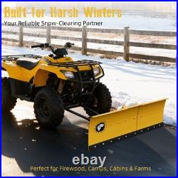 Snow Plow Blade Universal Kit Adjustable 48/60 For Honda Kawasaki Polaris ATV