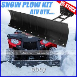 Snow Plow Kit 45''inch Steel Blade Complete Universal Mount Package Fit ATV UTV