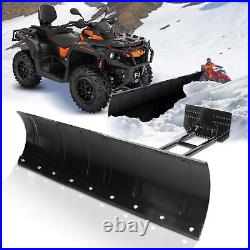 Snow Plow Kit 45''inch Steel Blade Complete Universal Mount Package Fits UTV ATV