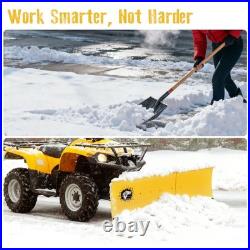 Snow Plow Kit 48-60'' Steel Blade Complete Universal Mount Package Fits UTV ATV