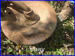 Steel rear plow wheel JD John Deere 3 Point Three 3pt bottom tractor