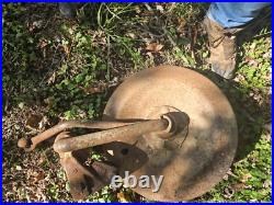 Steel rear plow wheel JD John Deere 3 Point Three 3pt bottom tractor