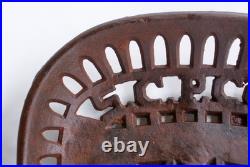 Syracuse Chilled Plow Cutout S. C. P. Co. Antique Cast Iron Farm Implement Seat Old
