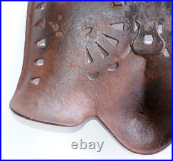 Syracuse Chilled Plow Cutout S. C. P. Co. Antique Cast Iron Farm Implement Seat Old