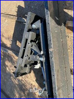 TMG 4 Way Skid Steer 94 Hydraulic Angle Dozer Plow Blade Attachment Dirt Snow