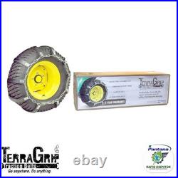 TerraGrip Traction Belts 20x8x8 Rubber Tire Chains Pavement Safe Traction