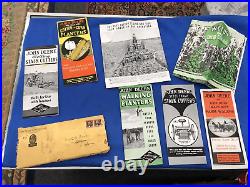 The John Deere Plow Company Brochures 1938 Set of 6 With Envelope