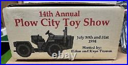 Trumm John Deere 8010 Plow City 1994 Toy Show 1/43 NIB Painted Pewter