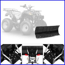Universal 45 All-Terrain Snow Plow Blade Vehicle ATV Adjustable Blade Angle