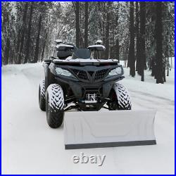 Universal Snow Plow Blade Kit Adjustable 48 For Honda Kawasaki Polaris ATV