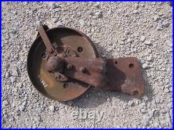 Universal steel rear plow wheel D857-A with bracket JD John Deere 1 bottom tractor