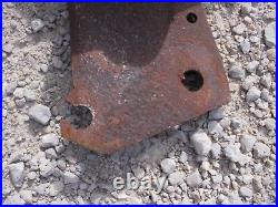Universal steel rear plow wheel D857-A with bracket JD John Deere 1 bottom tractor