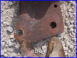 Universal steel rear plow wheel D857-A with bracket JD John Deere 1 bottom tractor